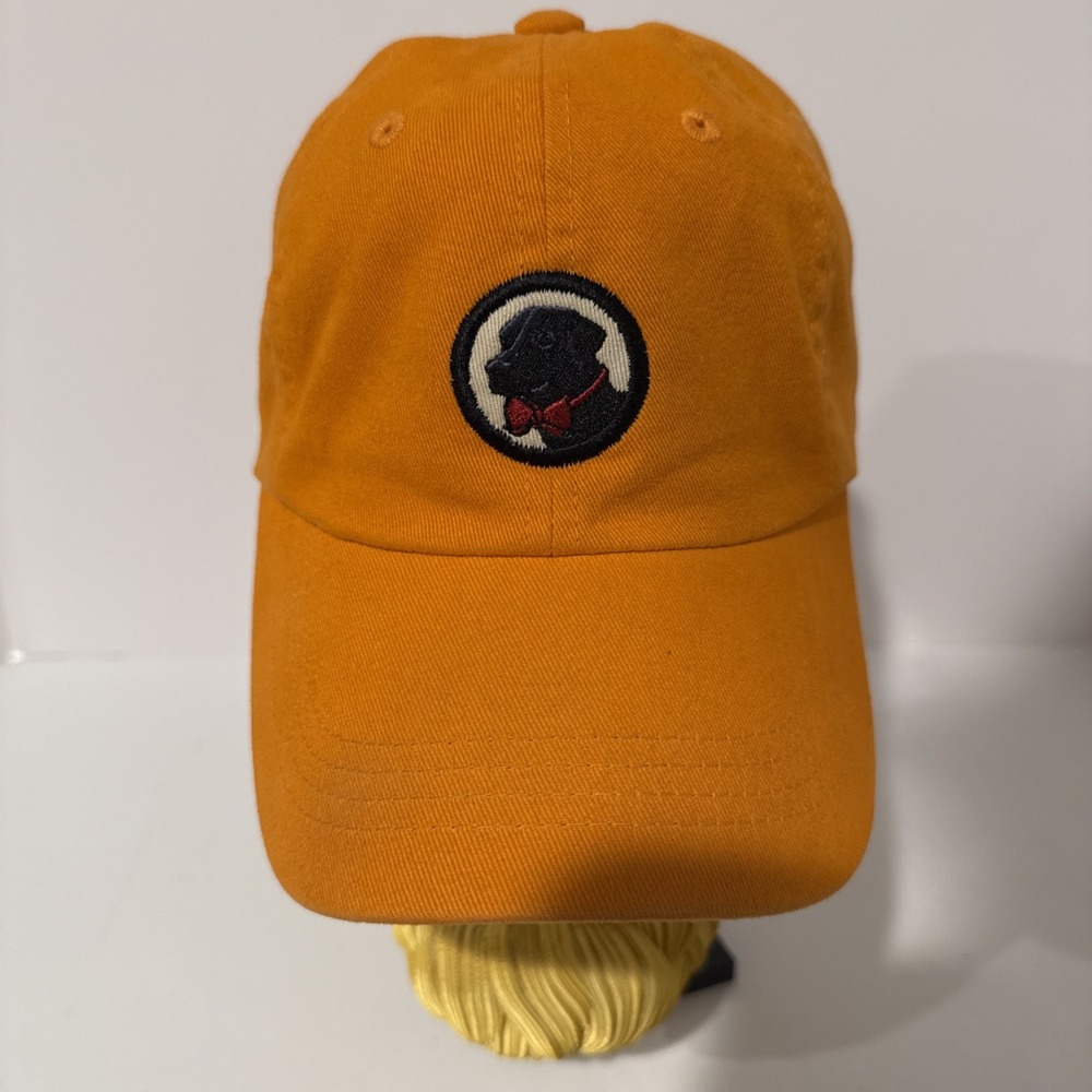 Southern Proper‎ Black Dog Slideback Hat Orange One Size Adjustable Outdoor